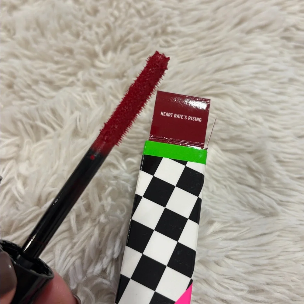 MAC Cosmetics red colored mascara